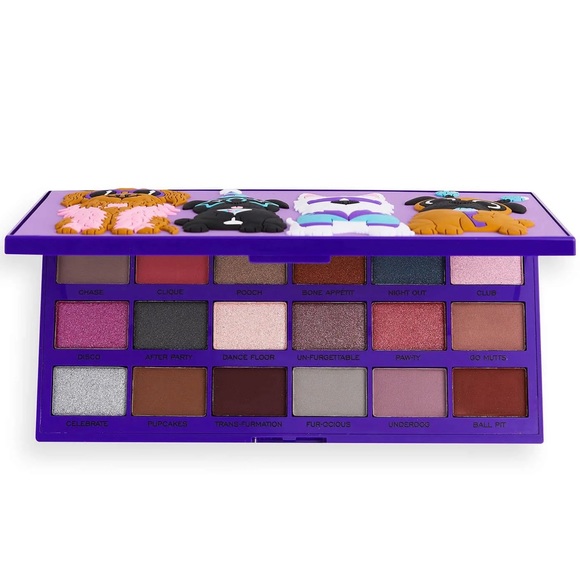I heart ❤️ revolution Party Pooches Eyeshadow Glam palette NEW! - Picture 5 of 9